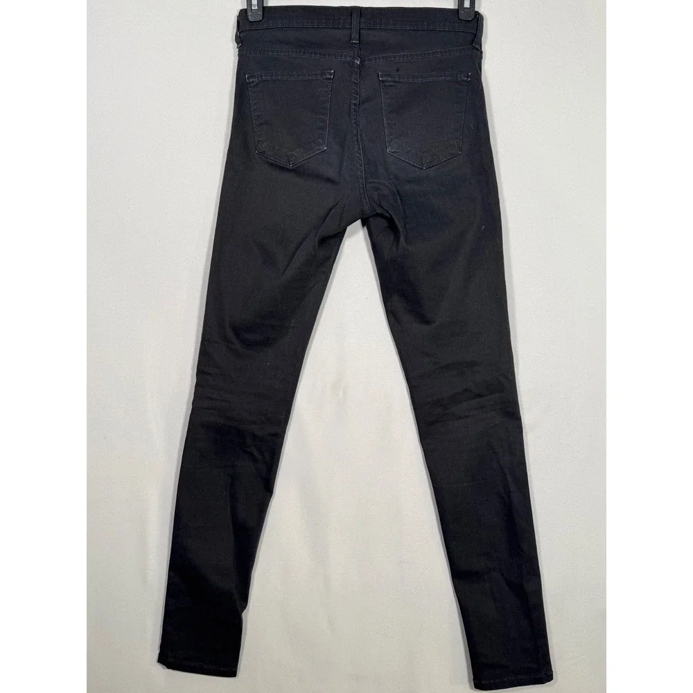 Flying Monkey High Rise Ankle Skinny Jeans‎ Size 27 Black Denim Pants - Picture 12 of 13
